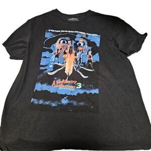 A Nightmare On Elm Street 3 Dream Warriors Freddy Kreuger T Shirt Size XL